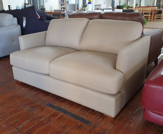 Two Seater Leather Couch  - Kingston