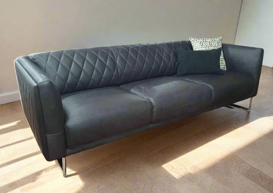 Three Seater Aniline Leather Sofa