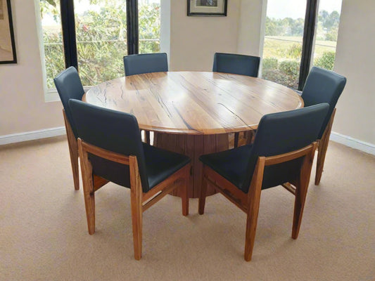 marriwood 7pce round dining suite